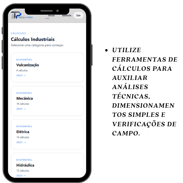 Cálculos Industriais TECH-PRO