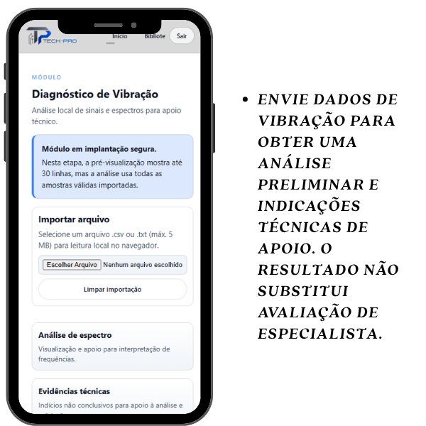 Diagnóstico de Vibração TECH-PRO